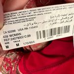 Mango Mng Suit Womens size 6 Drop Waist Sleeveless Beaded Day Mini Dress Red Photo 8