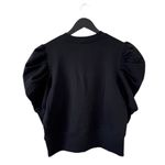 Soldout.NYC Large Just Enough Puff Short Sleeve Sweatshirt Black Fleece Crewneck Photo 4