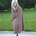 NWT NY&CO Long Thin Strap Tank Top | MY&CO Sleeveless Tunic Tank Top Brown Size L Photo 2