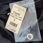 Ann Taylor Black Cardigan with Velvet Trim NWT Size Large Classic Black Cardigan Photo 7