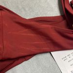 ANDIE Swim The Dalia Bikini Top Burgundy Gold Clasp Adjustable Padded Medium NWT Photo 6