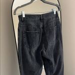 PacSun  Black High-Rise Straight Distressed Jeans Photo 6