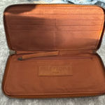Free People  Brown Leather Zip Wristlet Wallet – New With Tags Photo 3