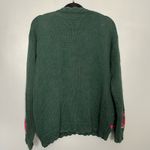 Pendleton  Vintage Embroidered Floral Rose Cardigan Knit Green Sweater Women’s 1X Photo 1