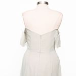 Jenny Yoo  -  Bridesmaid Elsie Off The Shoulder Flutter Sleeve Chiffon Dress Photo 13