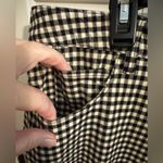 Talbots  New Flawless High Waist Slimming Straight Leg Black White Gingham 18W Photo 6