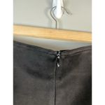 Patrizia Luca Milano Black Faux Suede Wrap Mini A Line Skirt Size M Minamalist Size M Photo 1