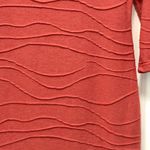 Sharagano  Rust Textured Bodycon Dress 3/4 Sleeve Size 4 EUC Photo 2