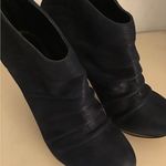 Velvet Angels women blue leather platform Platinum boots US 6 Photo 10