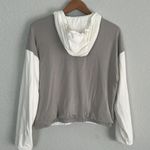 Zyia Active Cream Block Soft Full Zip Hoodie Retro Colorblock Size XS Athleisure Photo 7