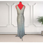 Sorella Vita Brushed Gold Sequined Gown Style 8686 Size 14 Photo 3
