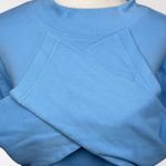 Blair Vintage 90s  Blue Mock Neck Long Sleeve Shirt Size Large Photo 7