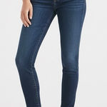 Lucky Brand  Skinny Ankle Jeans Womens 10 Dark Wash Stretch Classic Minimalist Photo 0