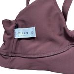 WILO Ribbed Sports Bra in Chocolate Brown Activewear Size XS Photo 3