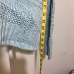 st. john's bay NWT Aqua Light Blue  Open Knit Pullover Sweater Petite New Womens Photo 4