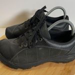 Keen  Women 8.5 Presidio Black Leather Hiking Work Lace Up Shoes Casual Comfort Photo 1