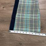 Tanya Taylor Tanya Taylor Fallon Green Houndstooth Plaid High Rise Semi Flare Pants Size 2 Photo 8