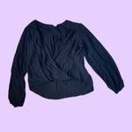 Free People  Black boho flowy criss cross wrap top 🔥 Photo 1