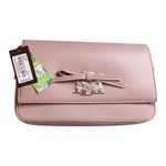 Badgley Mischka Blush Crossbody Bag with Bow, Flap Closure, New with Tags Photo 1