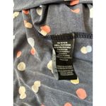 R&K Women's Dress Size 18 Navy Blue Multicolor Polka Dot Short Sleeve faux wrap Blue Photo 4