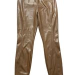 Rachel Zoe brown vegan leather leggings size M Photo 0