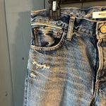 Moussy Vintage Tapered Patchwork Jeans, Size 27 Blue Photo 4