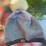 Duluth Trading Company Duluth Trading Gray Winter Cap Hat Beanie With Pom Wool Blend Fleece Lined Photo 0