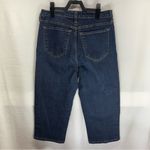 NYDJ  Blue Capris with‎ Button Details Photo 6