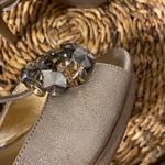 Gianni Bini Women’s Gold  T-strap sandals gem embellished heels pumps platforms 8 Photo 9