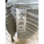 Maurice's  Smocked Maxi Dress Puff Sleeve Green White Stripe Boho Cottagecore XXL Photo 6