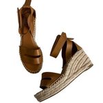 Franco Sarto Callia Cognac Strappy Leather
Wedge Espadrille Sandals Size 7 Photo 0