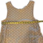 Elodie Anthropology Yellow Polka Dot Sleeveless Blouse Small Photo 2