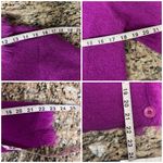 Karen Scott Vintage  Women’s Wool Coatigan Blazer Pink Purple Button Up Medium Photo 5