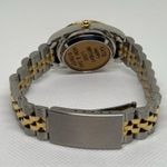 Women classic gold silver tone 30mm case quartz analog adjustable running Photo 5