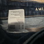 American Eagle  Outfitters Women's Dark Blue Distressed Skinny Jeans Photo 3