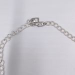 Vintage Napier Y Drop Beaded Strand Necklace Silver Tone Y2K 2000s Fairycore Photo 4