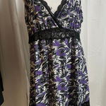 Women's Delta Burke Chemise & Slip 3XPurple Black Purple Size 3X Photo 0