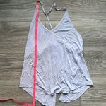 Lululemon Athletica Open Back Tank Powder Blue Yoga Fitness Active Workout Photo 5