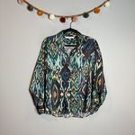 Gerard Darel  Christian Button Front Shirt Emerald Photo 1