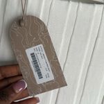 Meshki NEW  White Jasmyn Wide Ribbed Flute Skirt in White Medium Photo 5