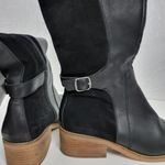 Lucky Brand Timinii Womens Riding Boots Size 10 Black Leather Suede Knee-High Photo 5