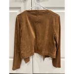 BB Dakota Suede Moto Jacket. Size: Small Color: Brown Photo 3