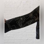 Nike Women's Icon Clash Black Silver Fleece Crop Crew Pullover Size Small Photo 5