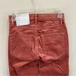 Loft  Pink Corduroy Modern Skinny High Rise Jeans Stretch Fall Pants Sz 24 NWT Photo 7