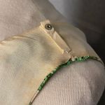 Amazing Vintage 1960s Fern And flower Plant Shift Sleeveless dress _ Size Small Green Photo 11