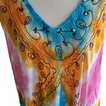 Riviera Sun Embroidered Boho Beach Coverup Dress Photo 5