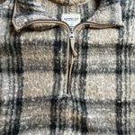 Abercrombie & Fitch Abercrombie &‎ Fitch Soft Collection Quarter Zip High Pile Sherpa Pullover Small Photo 2
