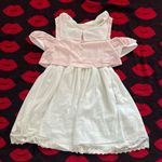 Kawaii bunny pink sailor cold shoulder dress S Photo 0