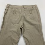 New York & Company Tan Linen Blend Wide Leg Trouser Pant 10 Photo 5