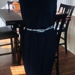 Connected Apparel Womens Belted Sheath Party Dress Photo 1